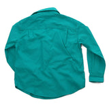 Ord River Half Button Kids Work Shirt Deep Mint