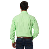 King River Half Button Work Shirt Pistachio