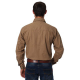 King River Half Button Work Shirt Clay