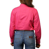 Pentecost River Womens Half Button Work Shirt Melon